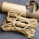 thumbnail image 3 of Cuerda rascadora para gatos, juguete de cuerda de Sisal Natural, Protector de muebles para garra de pata, torre de árbol para gatos, marco de escalada, cuerda de encuadernación, bricolaje, 3 of 4