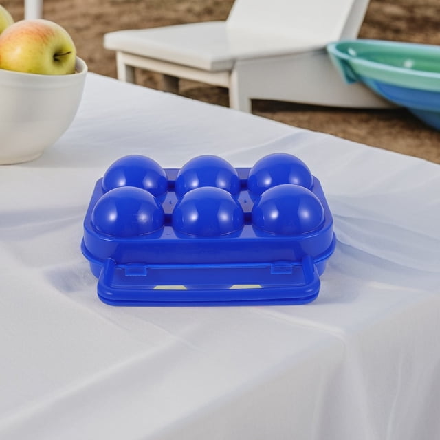 TABLETREANDS 2Ud Plástico Para Huevos Camping Con Protección Antichoque Y Mango Cómodo