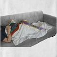 thumbnail image 6 of Phoenix Soft Flannel Fleece Throw Blanket, Chinese Bird Rising Eternal Life Solar Bird Boho Surreal Design, Cozy Plush for Indoor and Outdoor Use, 60" x 80", Multicolor, by Ambesonne, 6 of 6
