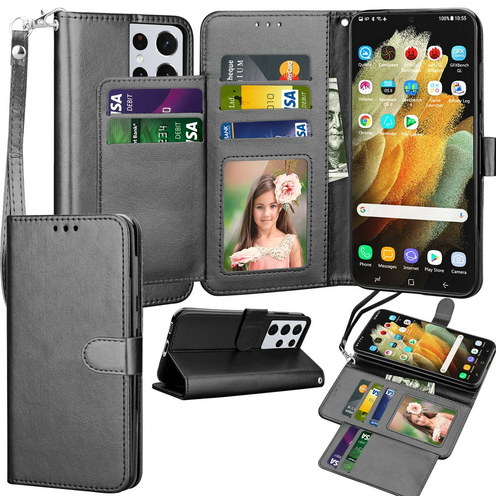 Wallet Case for Samsung Galaxy S21 Plus 5G, for Galaxy S21 Plus Case 6. ...