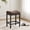 Brown, variant on TrumanPick Saddle Bar Stool, Steel Frame with Footrest & Padded Seat for Kitchen Counter