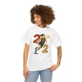 thumbnail image 2 of Caitlin clark Basketball Cartoon Unisex Heavy Cotton Tee-KWBCC2267-White-S, 2 of 3