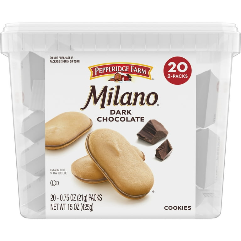 Pepperidge Farm Milano Cookies Dark Chocolate 20 Packs | med.tu.ac.th