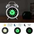 thumbnail image 2 of QHUDLV Super Loud Alarm Clock,Heavy Sleeper Bell,Adults Silent Movement, 2 of 9