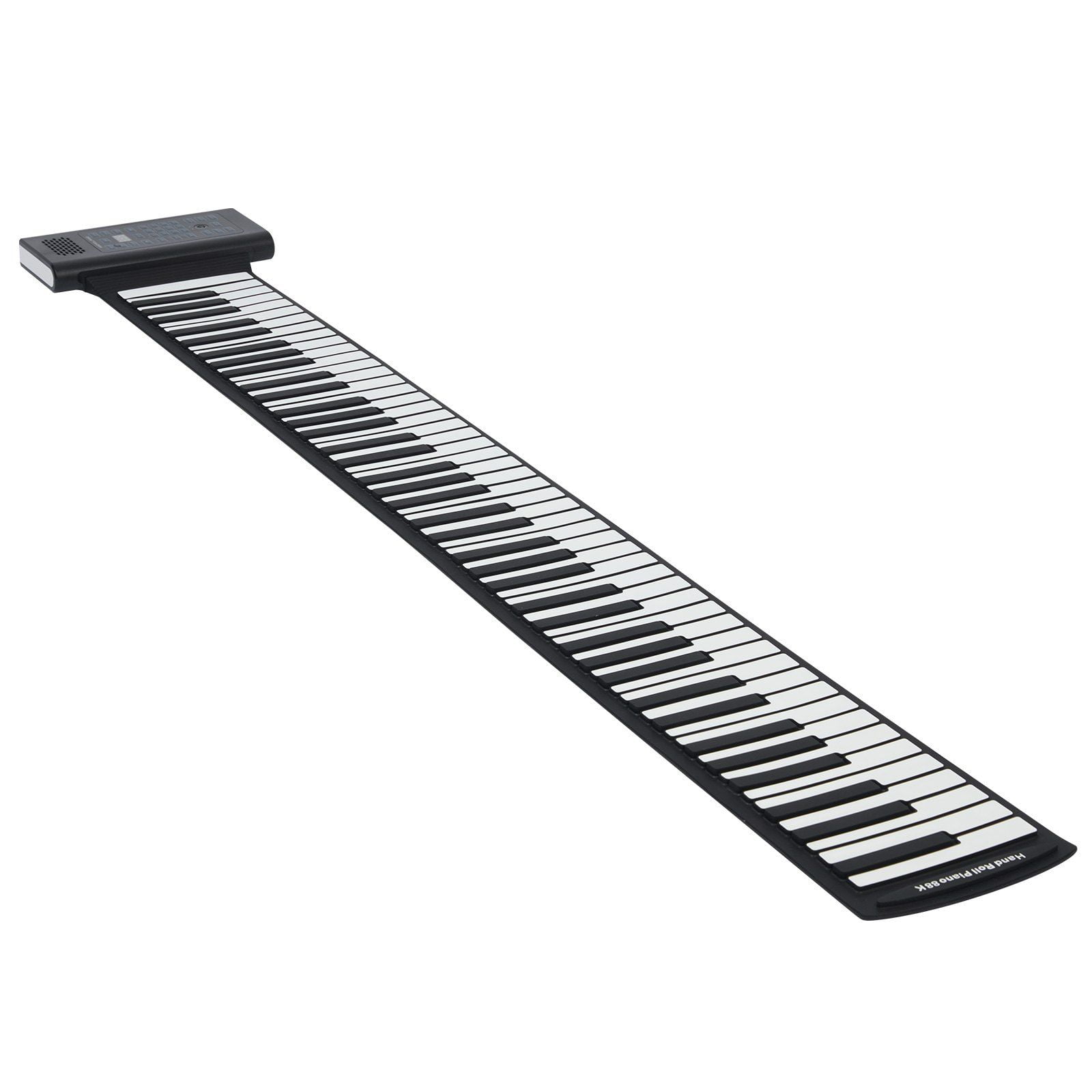 Rechargeable 88 Key Roll Up Piano with 128 Rhythms & Tones, Portable Foldable Keyboard for Beginners & Professionals