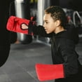 thumbnail image 2 of USHOBE 1 Paire de Gants de Boxe pour Femmes Autocollant de Poignet Allongé Doublure en Mousse de Polyuréthane Rouge, 2 of 8
