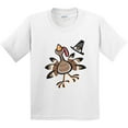 thumbnail image 3 of Inktastic Happy Thanksgiving Turkey Youth T-Shirt, 3 of 5