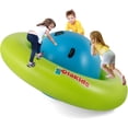 thumbnail image 1 of OLAKIDS 8FT Inflatable Dome Rocker Bouncer, Outdoor Kids Giant Roll and Play Seesaw Rocker with 6 Secure Handles, Max Weight 250 LBS, Toddlers Climbing Game Toy Backyard Play Center Equipment, 1 of 9