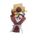 thumbnail image 3 of Crochet Flower Bouquet Mesa de flores preservada Decoración Flores de hilo de ganchillo para el Día de Acción de Gracias Novia Mujeres Regalo de boda A, 3 of 8