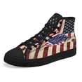thumbnail image 7 of A German Shepherd American Patriot High Top Canvas Shoes Sneakers Black Size 7.5, 7 of 7