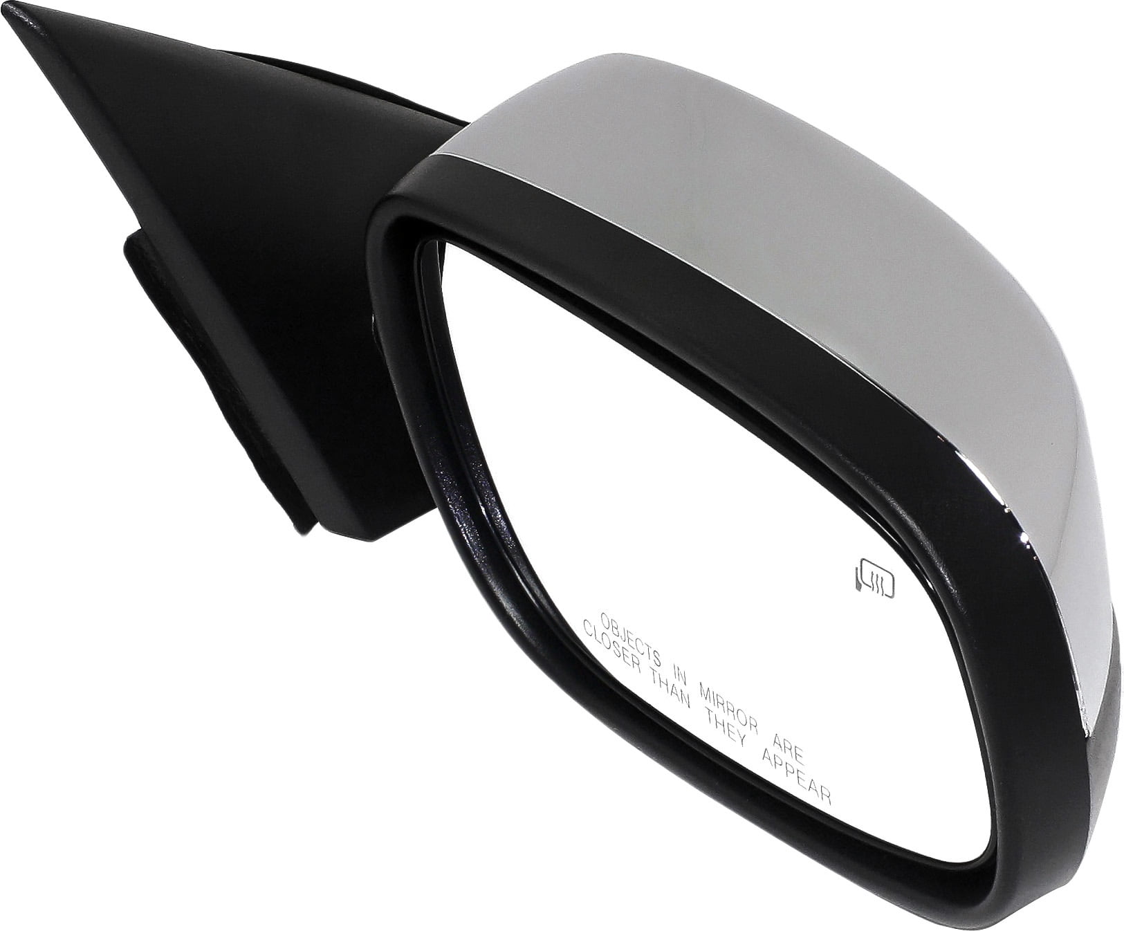 Mirror Compatible With 2010-2011 Ford Taurus Right Passenger Side Heated Chrome Kool-Vue