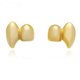 thumbnail image 2 of Juego de 2 parrillas para dientes de hip hop para hombre, color dorado y plateado, con colmillos de vampiro, tapas dobles para parrillas de rapero, joyería de moda para dientes, color plateado, 2 of 5