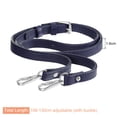 thumbnail image 2 of Uxcell Leather Shoulder Bag Handle Purse Strap Handbags Belt Strap Bag Accessory 0.6" Wide, 41/51" Long (Blue), 2 of 5
