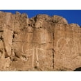 thumbnail image 2 of Flaherty, Dennis 14x12 Gold Ornate Wood Framed with Double Matting Museum Art Print Titled - California, Owens Valley, Curvilinear petroglyphs, 2 of 4