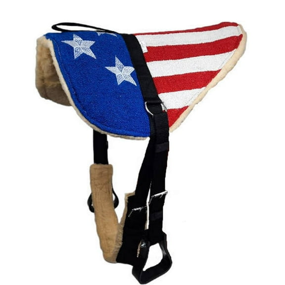 Tahoe Tack Patriotic Custom Bareback Pads with Stirrups & Girth