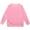 Pink, variant on HAOTAGS Kids Round-Neck Long-Sleeve Sweatshirts (Ages 1 to 13) Lightweight, Soft Pullover Top for Boys and Girls Blue Size 3T