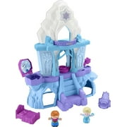 Disney Frozen Toy, Little People Playset with Anna & Elsa Figures, Elsa’s Enchanted Lights Palace