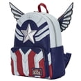 thumbnail image 4 of Loungefly Marvel Falcon Captain America Cosplay Womens Double Strap Shoulder Bag Purse, 4 of 6
