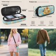 thumbnail image 7 of Pzuqiu Ice Cream Capybara 4-Piece Girls Backpack Set - 17 Inch Large Capacity Schoolbag with Insulated Lunch Box Pencil Case Water Bottle Holder Bookbag for Girls 10-12 Elementary Middle School, 7 of 7