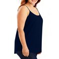 thumbnail image 5 of BXINGOHAI Womens Plus Size Tank Tops Summer Sleeveless Basic Cami Top Shirt Casual Gray 2XL, 5 of 6