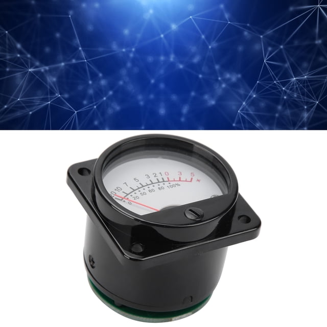 Indicador de Nivel de Audio, Medidor DB Volumen DB Volumen de 45 mm Vu Medidor Amplificador de Altavoces Equipoces Con PlacA de Controlador para Amplificadores de Potencia para La