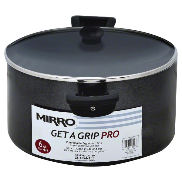 T-fal Mirro Get A Grip Non-stick 6 Qt. Stock Pot