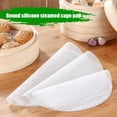 thumbnail image 6 of Food Grade Silicone Steamer Mat in White, Circular Design with Anti-Slip Bottom, Trimmable for Multiple Steamer Sizes, Reusable and Easy to Clean, 6 of 10