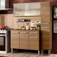 thumbnail image 2 of Cocina Integral Completa 137cm Emilly Force Madesa 02 - Marrón Madesa GREM137002, 2 of 9