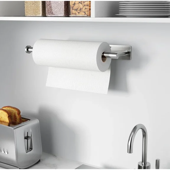 Paper Towel Holder Under Cabinet - Stainless Steel Paper Towel Holder Wall Mo...