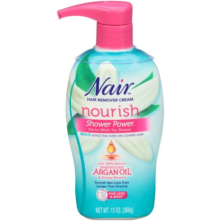 Nair Hair Remover Cream Nourish Shower Power Moroccan Argan Oil, 13 (Best Hair Removal Cream Uk)