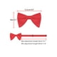 thumbnail image 3 of INSPIRAR CHIC Corbata de moño clásica de satén de color sólido para hombres en el Día del Padre para traje formal roja, 3 of 4