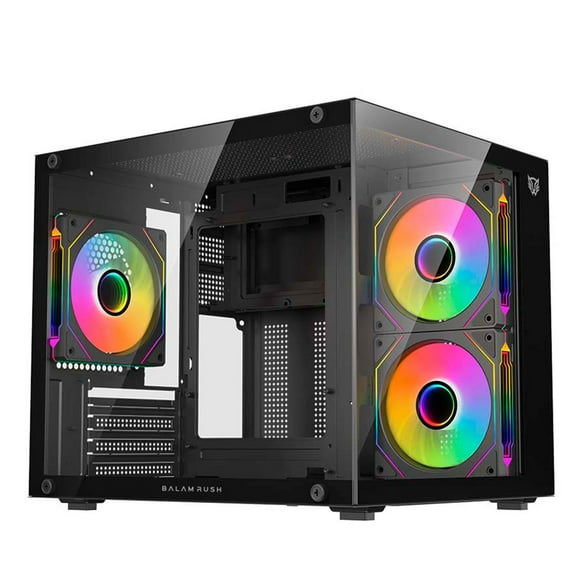 Gabinete Gamer BALAM RUSH TANK 3700 M-ATX 3 Fan BR-943864