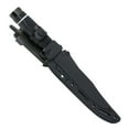 thumbnail image 3 of SOG Tech Bowie Fixed Blade Knife 6.4" Clip Point AUS-8 Titanium Nitride Blade Kraton Handle Black, 3 of 3