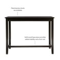 thumbnail image 3 of Linon Claridge Table de Pub en Bois de 36 Pouces Hauteur Comptoir, Noir, 3 of 12