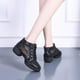 thumbnail image 5 of Botas individuales de tacón grueso para mujer, botas finas de verano, botas de red huecas, botas cortas transpirables sexys, novedad de 2022, 5 of 5