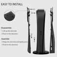 thumbnail image 6 of Faceplate with Cooling Vents for PS5 Disc Edition Face Plate Console Cover Replacement Side Plate Shell Dustproof Accessories for PlayStation 5, 6 of 7