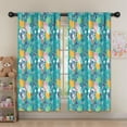 thumbnail image 5 of 2 Panels Cartoon Movie Print Pattern Nursery Curtains for Cartoon Lovers,Boys Girls Kids Cartoon Window Drapes for Living Bedroom Playroom Room Decor Rod Pocket 52x63Inch, 5 of 5