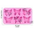 thumbnail image 3 of 6-Piece Butterfly Silicone Bakeware Set For Valentines Desserts, Ice Creams & Mousses Nonstick Mold, 3 of 8
