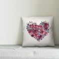thumbnail image 2 of Creative Products Fall Floral Heart 16x16 Spun Poly Pillow, 2 of 2