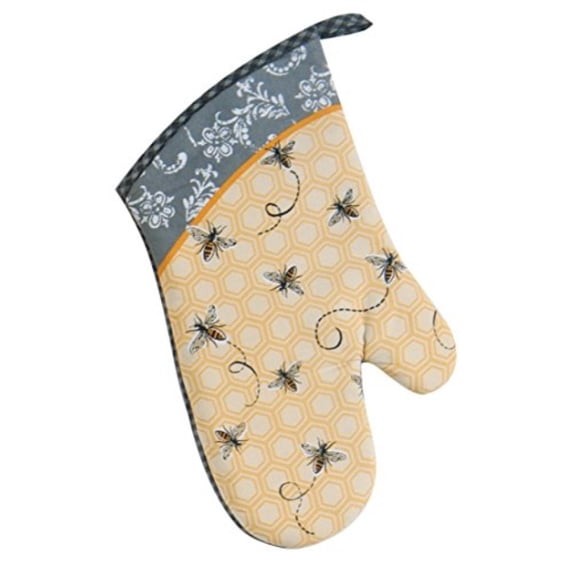 Kay Dee Designs Cotton Oven Mitt, 8 by 13-Inch, Queen Bee
