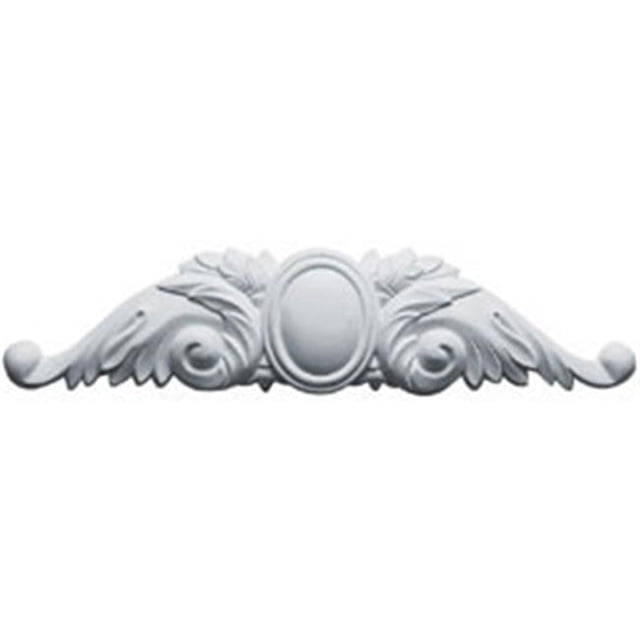 Ekena Millwork ONL11X2X01CO 11.75 In. W X 2.75 In. H X .62 In. P Architectural accent - Cole Center With Scrolls Onlay