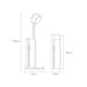 thumbnail image 3 of Lámpara LED de cabecera USB de 3 velocidades plegables con soporte para teléfono para sala de estar de dormitorio Ndcxsfigh Para estrenar, 3 of 8