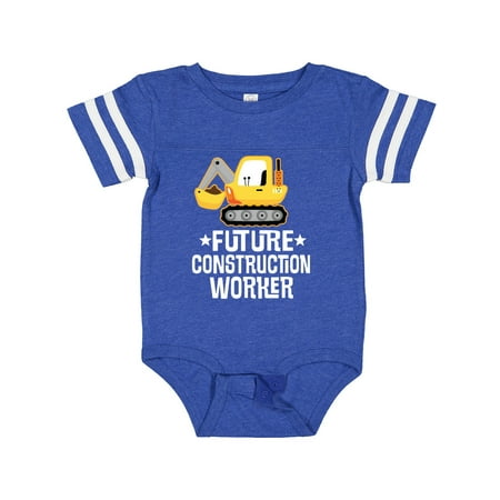 

Inktastic Future Construction Worker Shovel Truck Gift Baby Boy Bodysuit