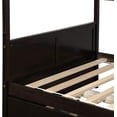 thumbnail image 6 of Harper & Bright Designs Pine Wood Bunk Bed Removable, Full-Over-Full, Espresso, 6 of 8