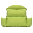 thumbnail image 2 of LeisureMod Coussin pour Chaise Oeuf Suspendue d'Extérieur pour 2 Personnes, Toutes Saisons, Lime, 2 of 6