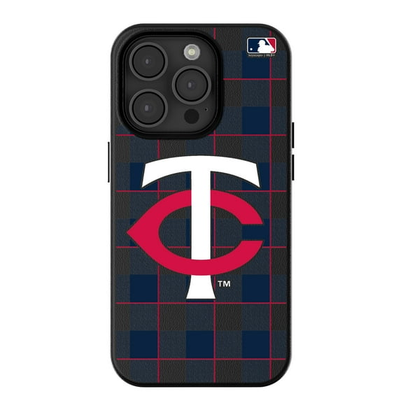 Keyscaper Minnesota Twins Plaid Magnetic Bump iPhone Case