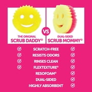 Scrub Daddy Scrub Mommy Dual-Sided Scratch-Free Dish Scrubber Sponge, Kitchen & Bath Cleaning Supplies. Scrubbies & Esponjas De Fregar Platos
