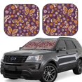 thumbnail image 1 of Saiise Carreaux Buffalo et Papillons pour Pare-Soleil de Voiture Pliable (Lot de 2) Offre Protection Solaire avec un Design Pliable Facile pour Pare-Brise Pratique-Petit, 1 of 6