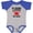 Baseball Heather and Royal, variant on Inktastic My Grammy and Grandpa Love Me Boys or Girls Baby Bodysuit