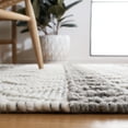 thumbnail image 4 of SAFAVIEH Natura Russell Geometric Striped Runner Rug, Ivory/Charcoal, 2'3" x 9', 4 of 8